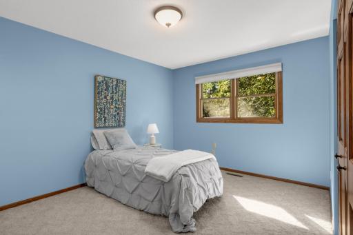 Third main-level Bedroom offers flexibility for a Bedroom, office or other needs.