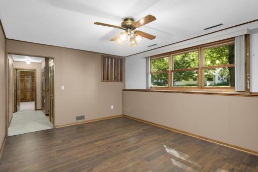 LVP flooring completes this spacious additional living area.