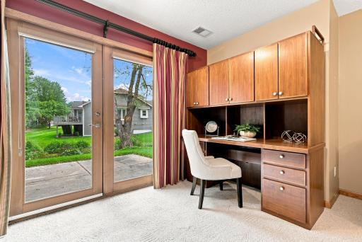 A built-in workspace makes it easy to create a dedicated home office or homework station without sacrificing living space.
