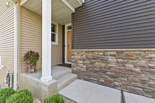 Plenty of room on the front porch for seating or first impression decor
