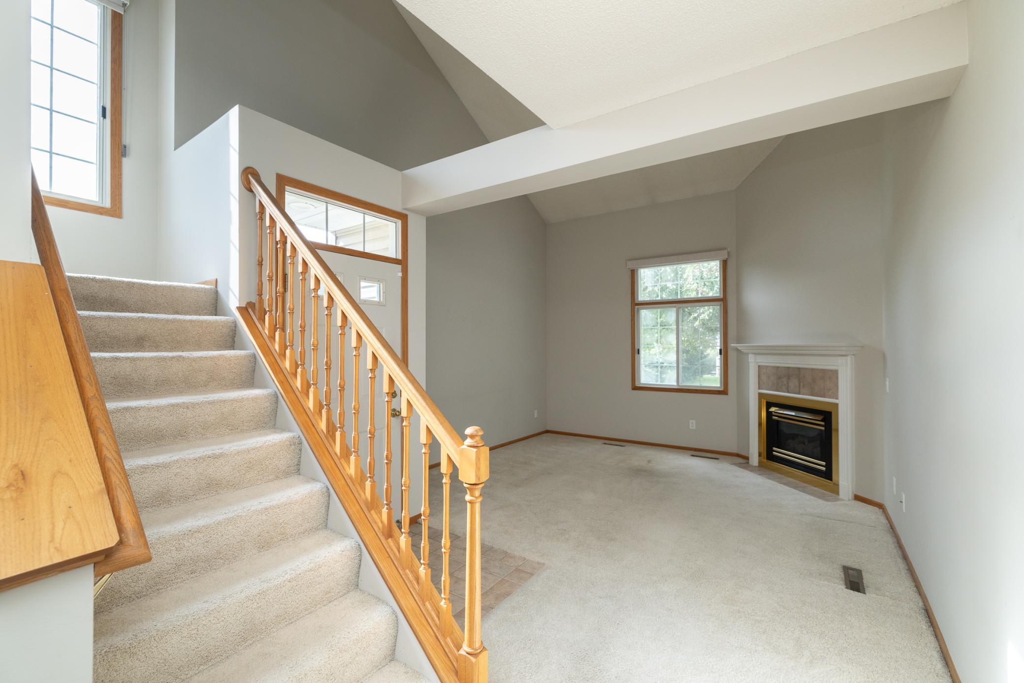 Stairway from living room