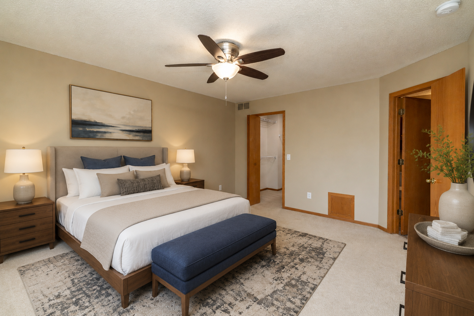 Primary Bedroom - Virtually Staged