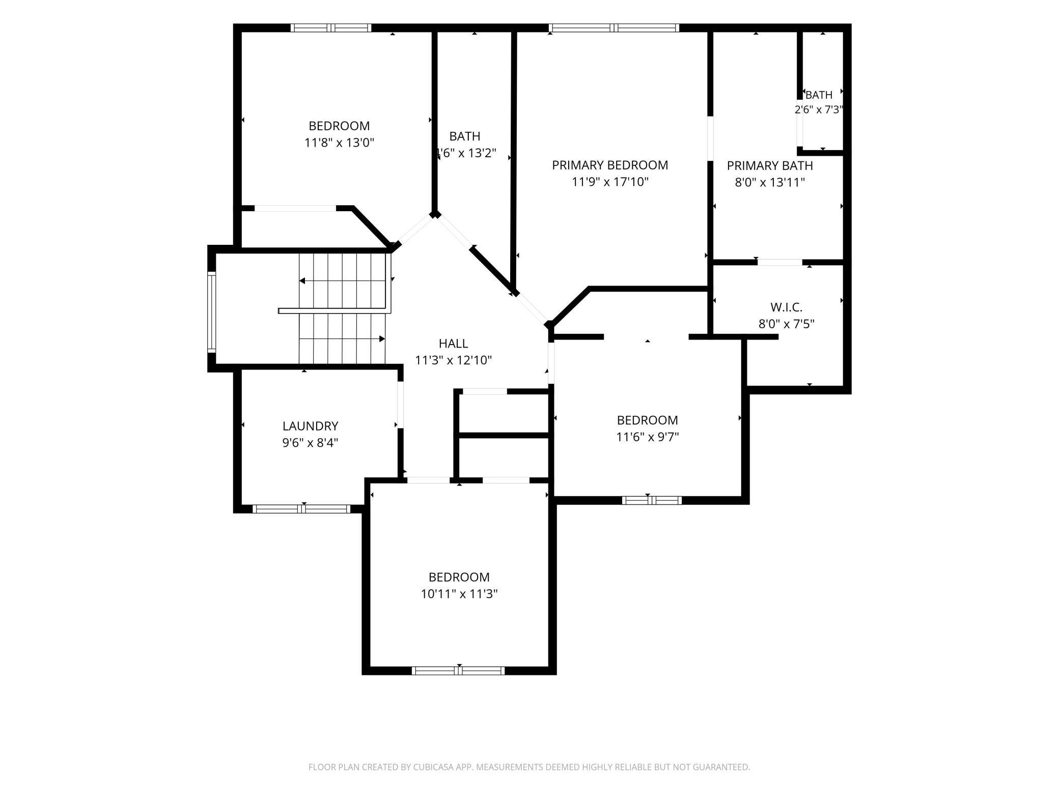 Upper Level Floor Plan
