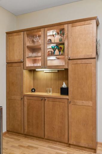 Built in - in kitchen for storage