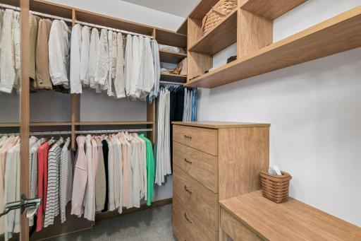 Primary walk in closet