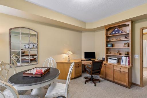 Den / office with built in's