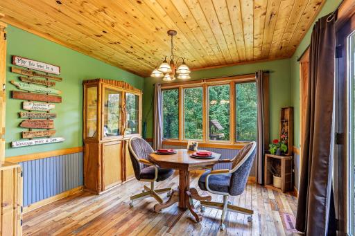 Formal dining area