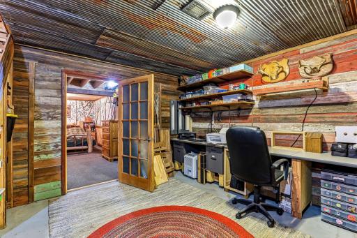 Bonus room is ideal for a home office or hobby room.