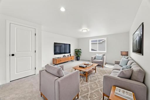 Virtually Staged Upper Level Loft