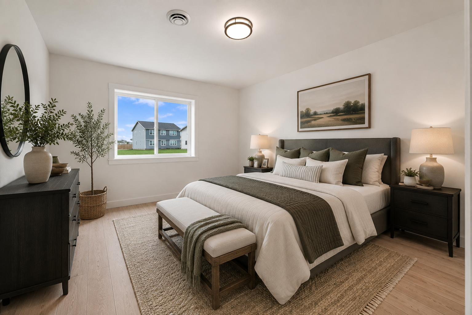 Virtually Staged Bedroom 2