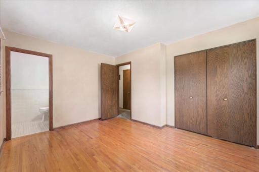 Bedroom 1 with half bath