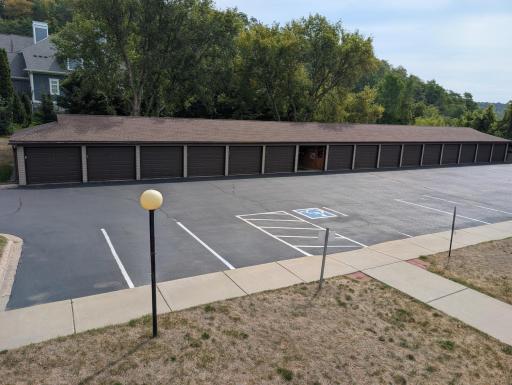 Garages (open one is for this unit)