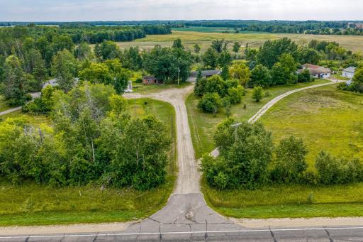 Aerial View of Driveway