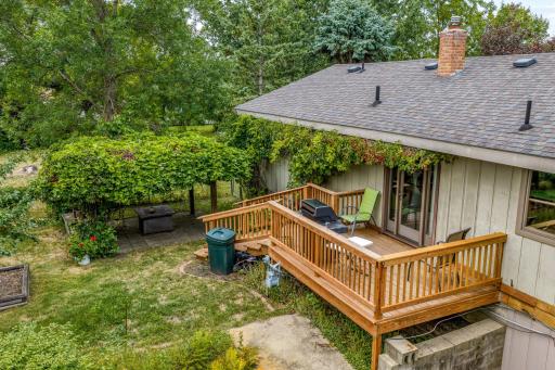 Rear Deck and Covered Patio