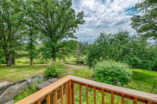 View from back deck