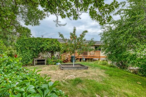 Rear View of patio and deck