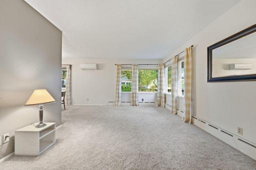 Looking across living room. Check out the size of the windows that face east and south for the morning and afternoon light.