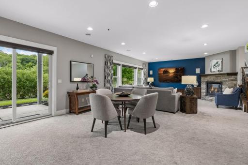 Plenty of room for a billiards table, air hockey or just open play space!