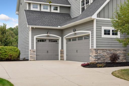 Solid exterior with durable Hardie board siding & gutters.