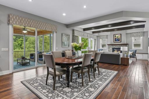 Neutral decor throughout & captivating nature views!