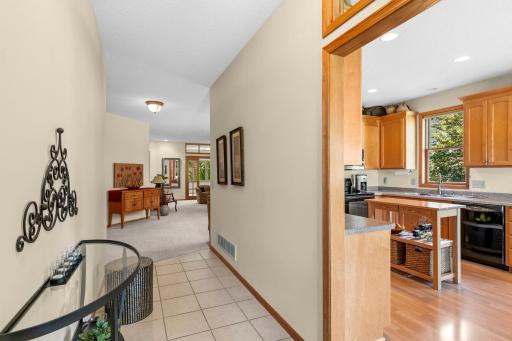 Drop items off in kitchen or head to main living area via spacious foyer