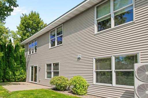 Back of townhome