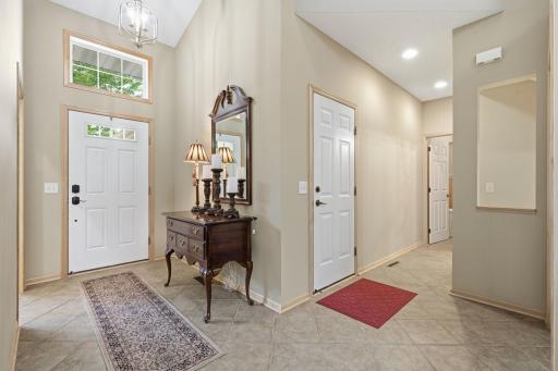 Spacious foyer