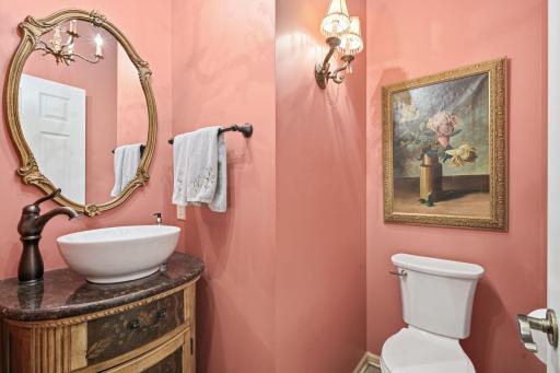 Main floor 1/2 bath for guests
