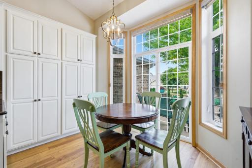 Sunny breakfast nook
