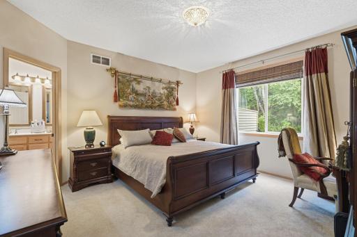 Main floor primary suite