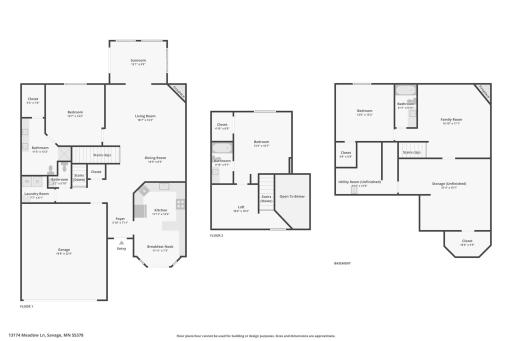 Combined floor plan