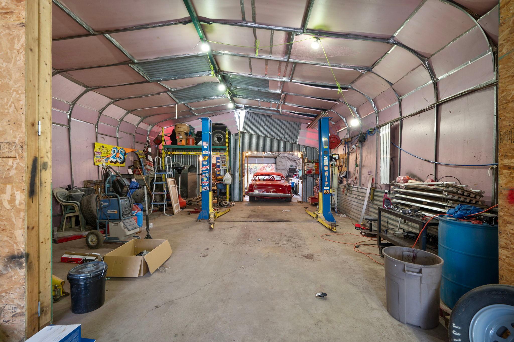 Car Lift and Concrete Floors