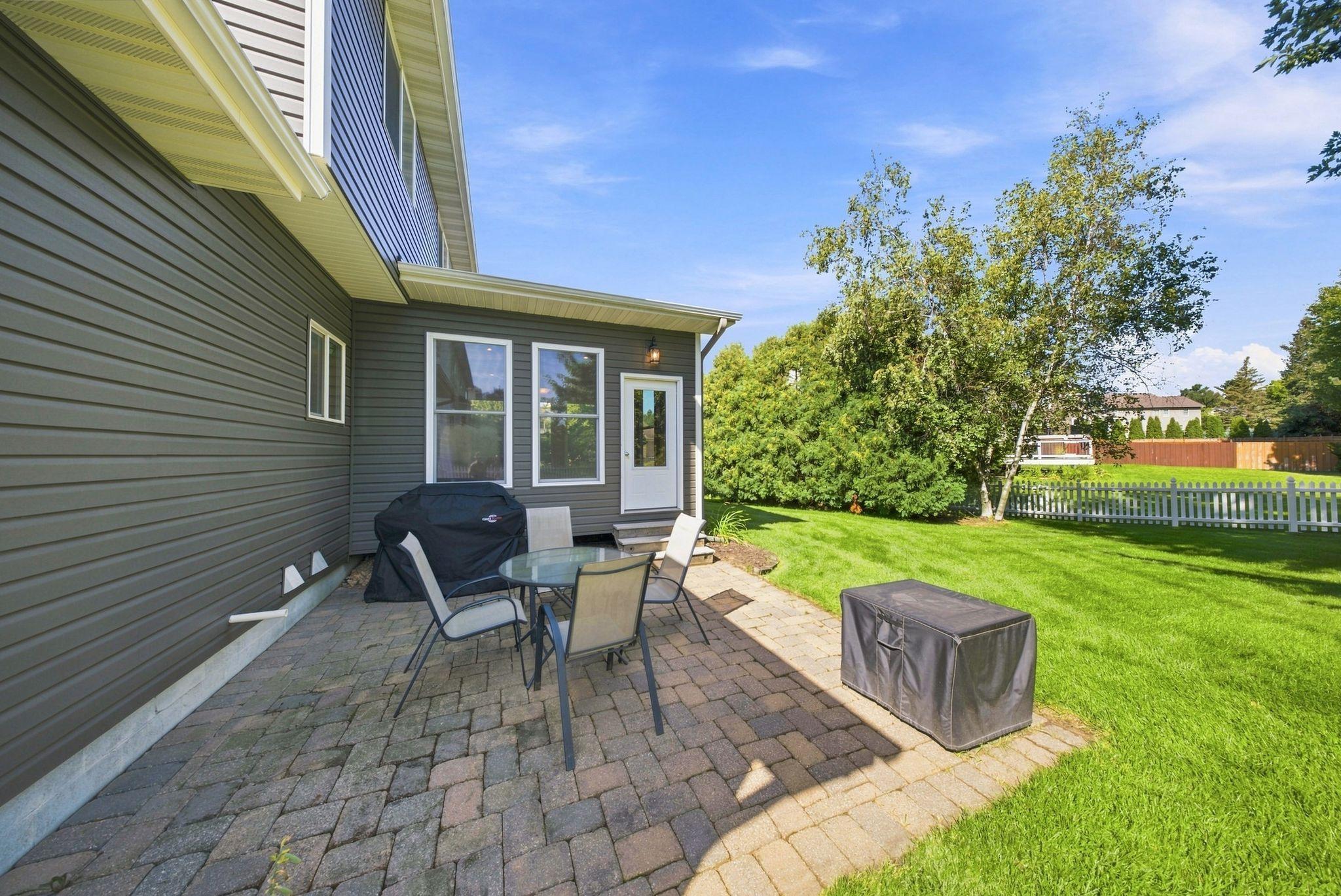 Paver Patio off 4-Season Porch