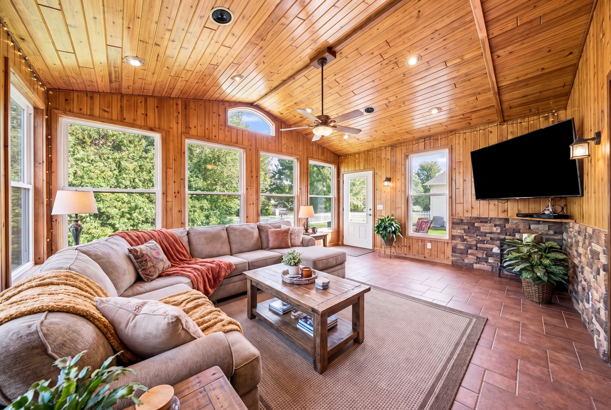 4-Season Porch (Virtually Staged)