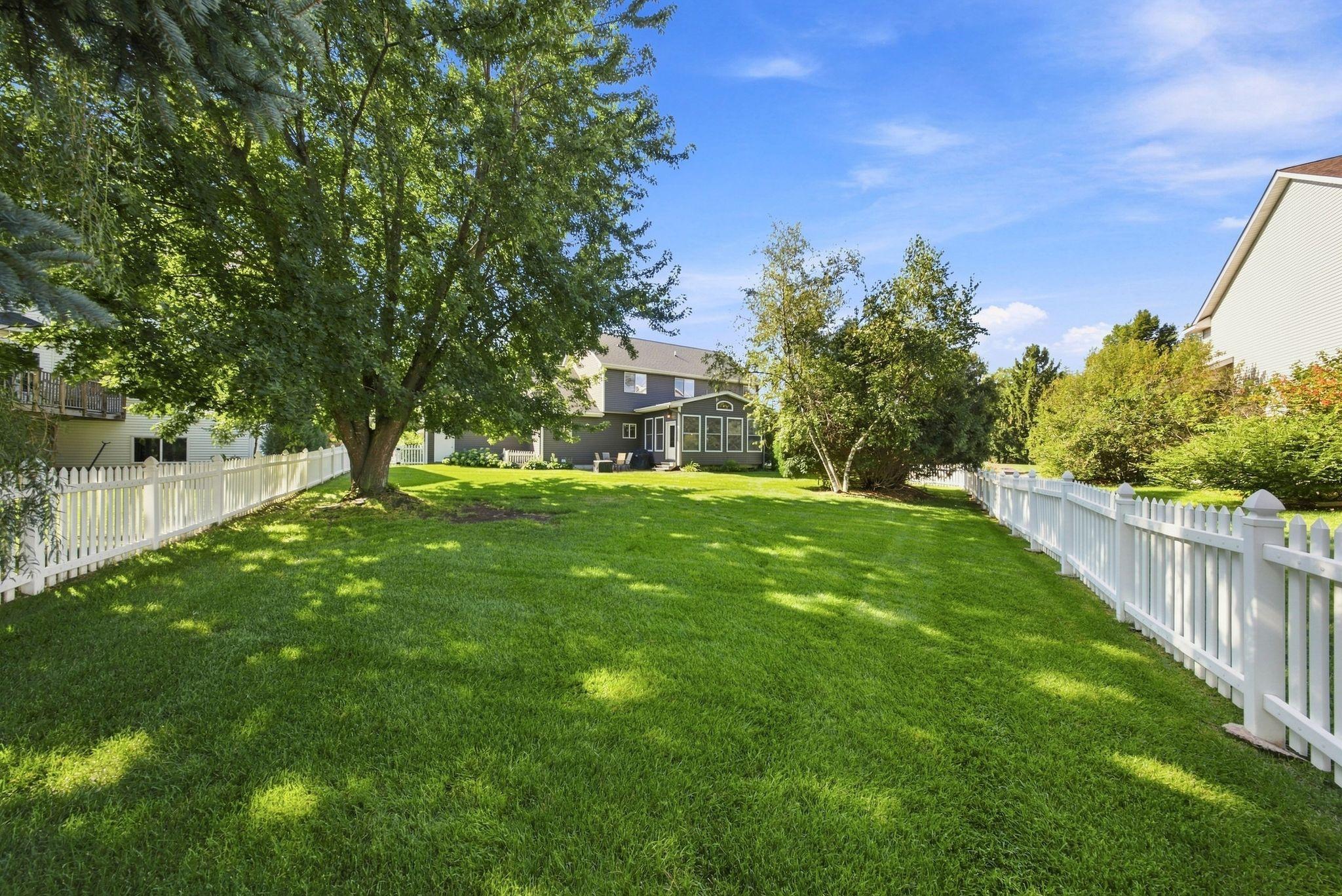 View from Corner Lot Line to Home