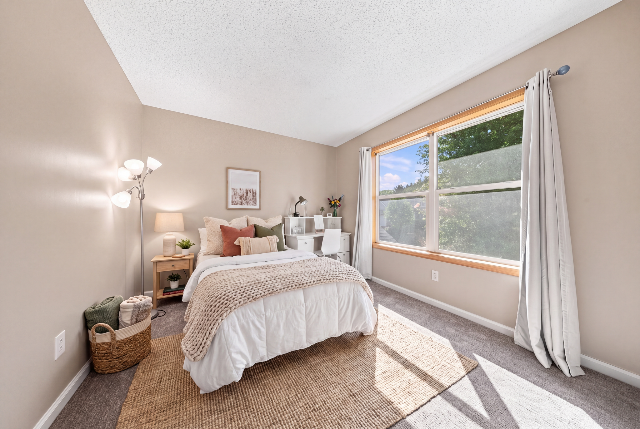 Bedroom #4 - Upper Level (Virtually Staged)