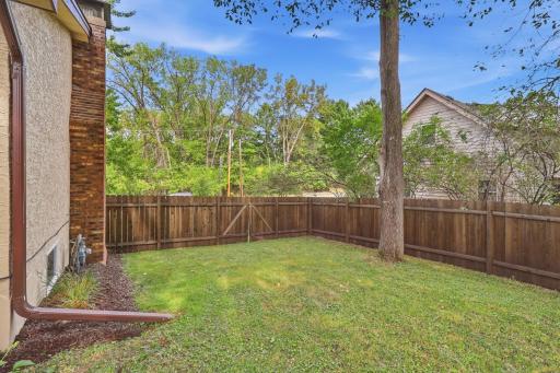 Fully Fenced Backyard