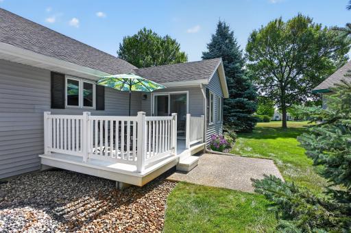 Private Deck and patio