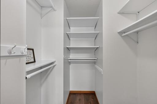 Large walk-in closet in Owner's Suite
