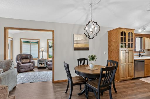 Opens into the 4 season porch/sunroom