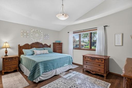 Owner's Suite with vaulted ceiling