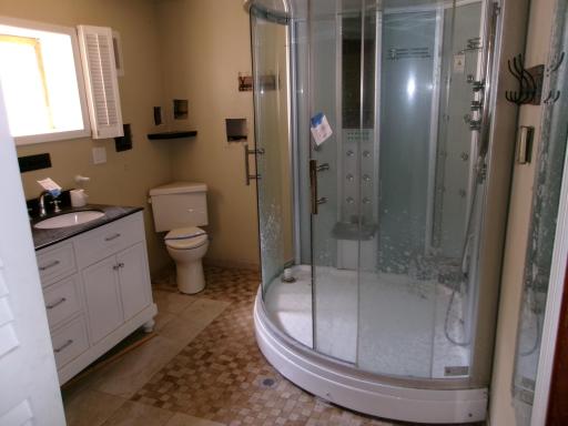 bathroom lower level