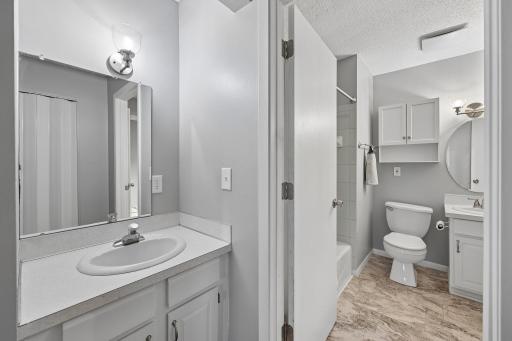 Attached to bathroom