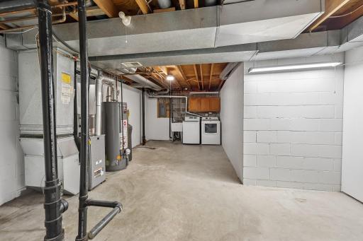 Oversized laundry and storage area