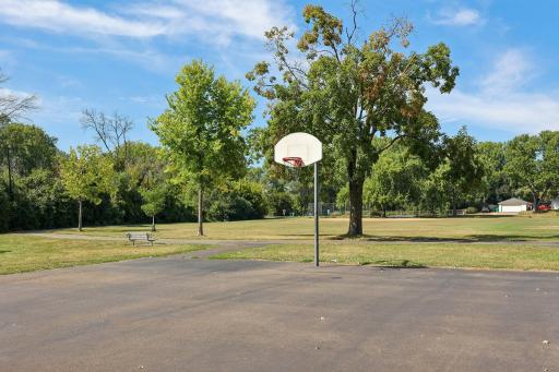 Basketball court around the corner