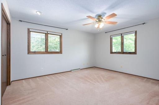 Master bedroom on main level