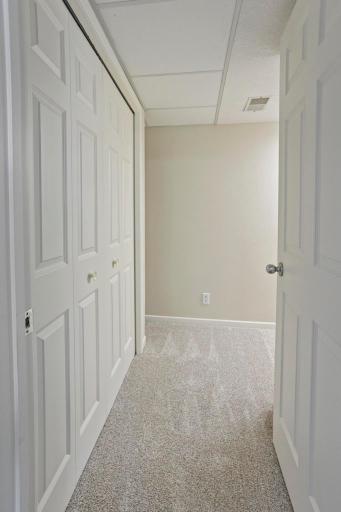 Large closet and storage space within 4th bedroom