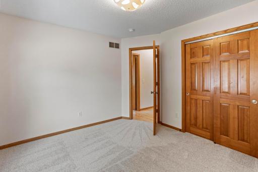 Organizers installed in the closet as well.