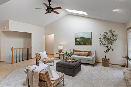 The living room centers the home with access to the bedroom hallway, 3 season porch, dining room, basement and kitchen!