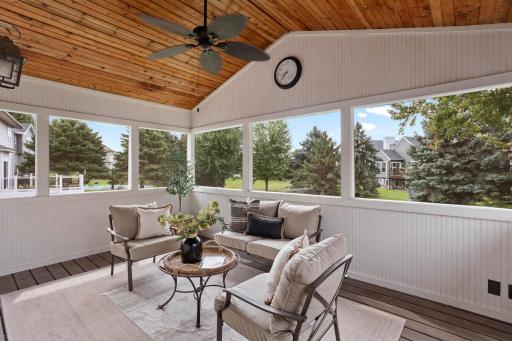Screened-in 3 season porch